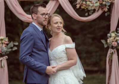 couple mariés - photographe mariage cambrai