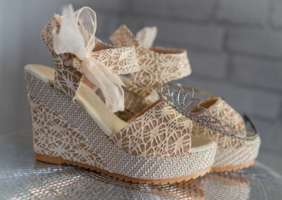 chaussures de la mariée
